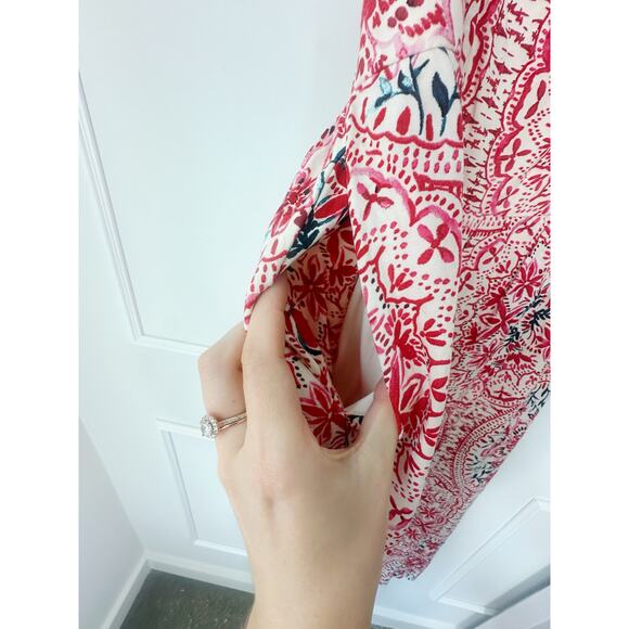 Torrid Square Neck Boho Print Sundress Midi Length Size 10 - Picture 6 of 12